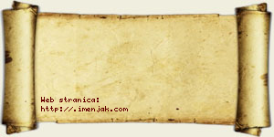 Olga Hristić vizit kartica